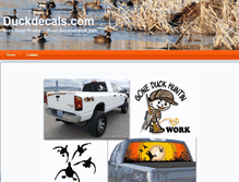 Tablet Screenshot of duckdecals.com